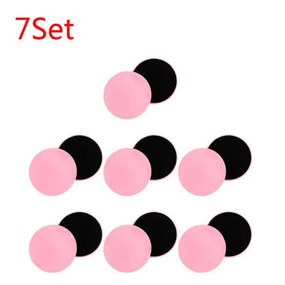 2Pcs Exercise Sliding Plate Dual Sided Yoga Gliding Discs Portable Abdominal Core Training Plate for Body Muscle Workout 2Pcs Exercise Sliding Plate Dual Sided Yoga Gliding Discs Portable Abdominal Core Training Plate for Body Muscle Workout