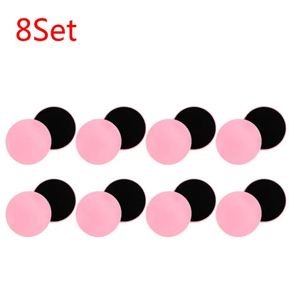 2Pcs Exercise Sliding Plate Dual Sided Yoga Gliding Discs Portable Abdominal Core Training Plate for Body Muscle Workout 2Pcs Exercise Sliding Plate Dual Sided Yoga Gliding Discs Portable Abdominal Core Training Plate for Body Muscle Workout