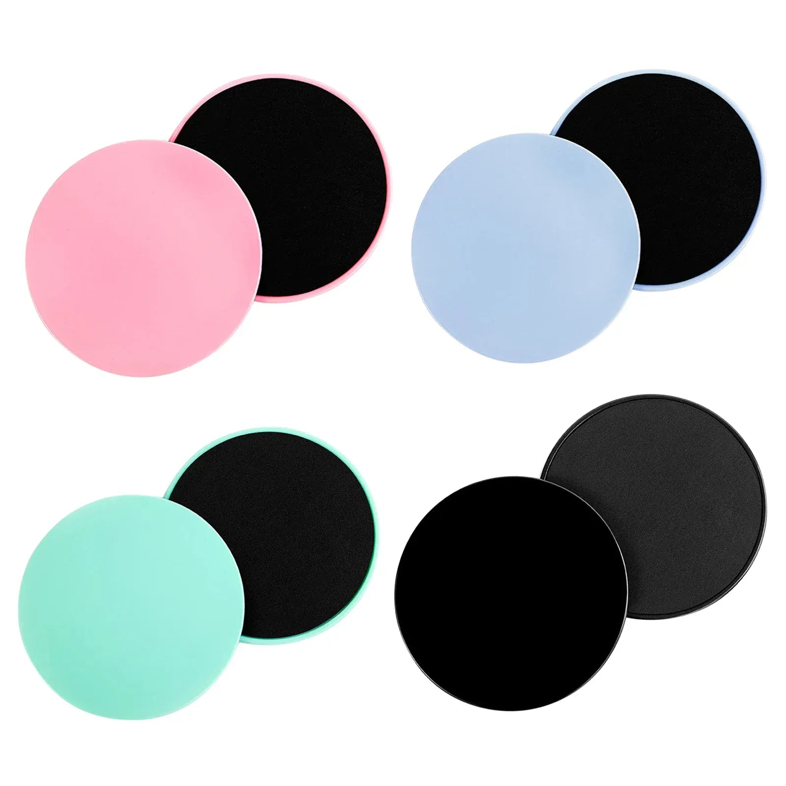 2Pcs Exercise Sliding Plate Dual Sided Yoga Gliding Discs Portable Abdominal Core Training Plate for Body Muscle Workout 2Pcs Exercise Sliding Plate Dual Sided Yoga Gliding Discs Portable Abdominal Core Training Plate for Body Muscle Workout