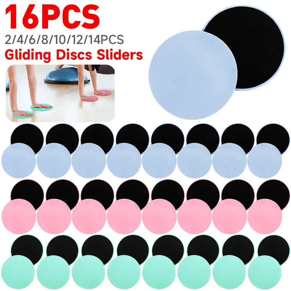 2Pcs Exercise Sliding Plate Dual Sided Yoga Gliding Discs Portable Abdominal Core Training Plate for Body Muscle Workout 2Pcs Exercise Sliding Plate Dual Sided Yoga Gliding Discs Portable Abdominal Core Training Plate for Body Muscle Workout
