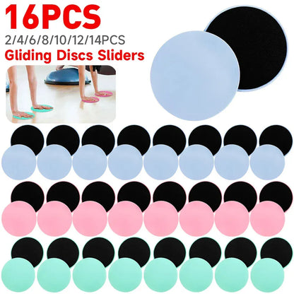 2Pcs Exercise Sliding Plate Dual Sided Yoga Gliding Discs Portable Abdominal Core Training Plate for Body Muscle Workout 2Pcs Exercise Sliding Plate Dual Sided Yoga Gliding Discs Portable Abdominal Core Training Plate for Body Muscle Workout