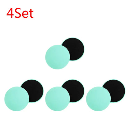 2Pcs Exercise Sliding Plate Dual Sided Yoga Gliding Discs Portable Abdominal Core Training Plate for Body Muscle Workout 2Pcs Exercise Sliding Plate Dual Sided Yoga Gliding Discs Portable Abdominal Core Training Plate for Body Muscle Workout