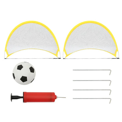 2Pcs Folding Football Goal Net Portable Soccer Training Goal Net Tent Kids Indoor Outdoor Play Toys Soccer Ball Practice Gate 2Pcs Folding Football Goal Net Portable Soccer Training Goal Net Tent Kids Indoor Outdoor Play Toys Soccer Ball Practice Gate