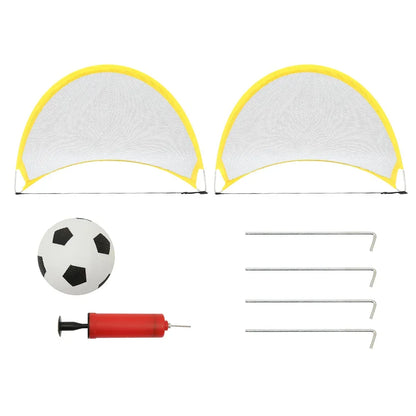 2Pcs Folding Football Goal Net Portable Soccer Training Goal Net Tent Kids Indoor Outdoor Play Toys Soccer Ball Practice Gate 2Pcs Folding Football Goal Net Portable Soccer Training Goal Net Tent Kids Indoor Outdoor Play Toys Soccer Ball Practice Gate