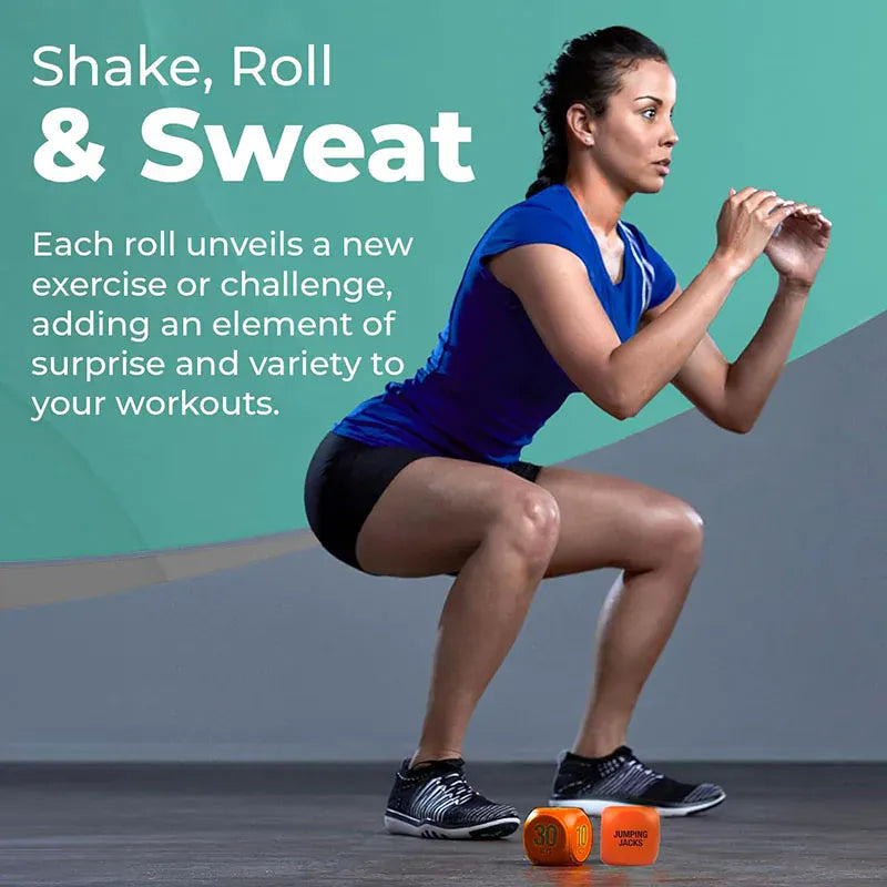 2pk Fitness Exercise Dice for Cardio HIIT Exercise Classes Fun Fitness Dice Convenient Portable Gym Accessories Whole Body 2pk Fitness Exercise Dice for Cardio HIIT Exercise Classes Fun Fitness Dice Convenient Portable Gym Accessories Whole Body