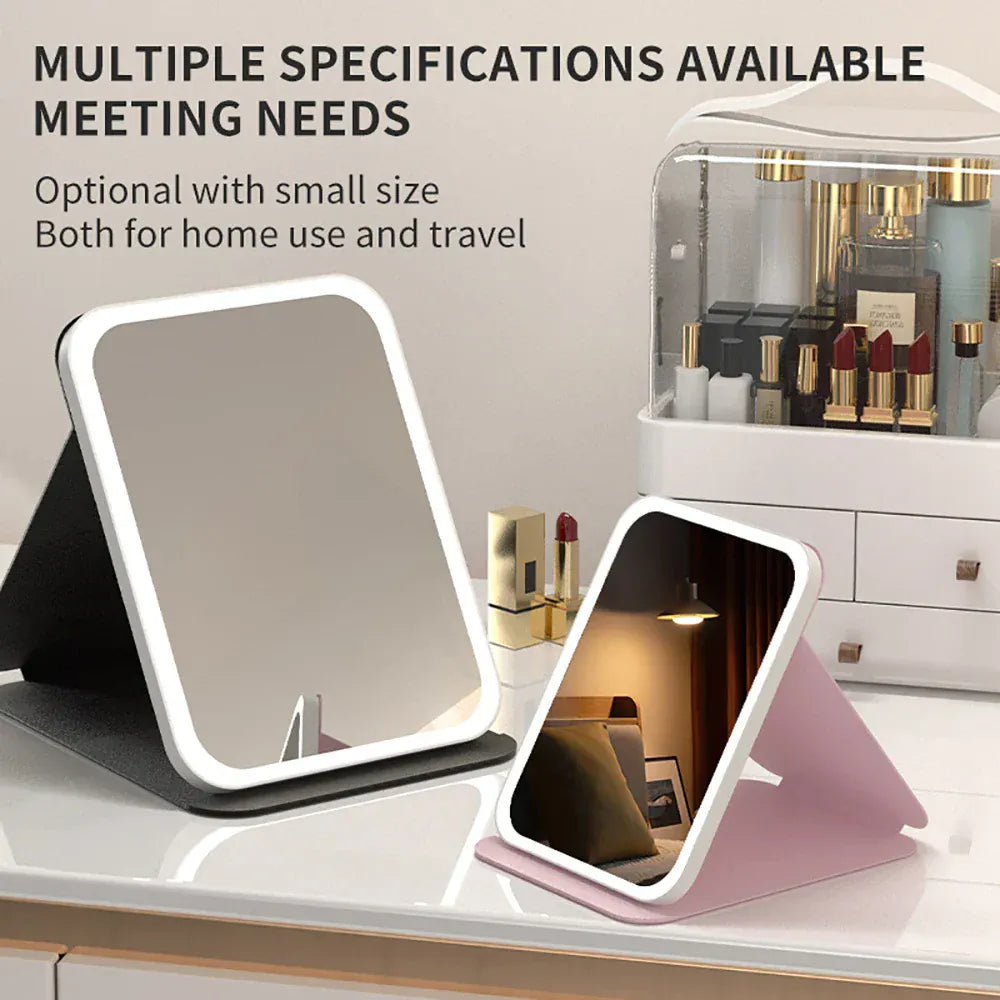 3 Colors Dimmable LED Makeup Mirror with Touch Screen 3 Colors Dimmable LED Makeup Mirror with Touch Screen