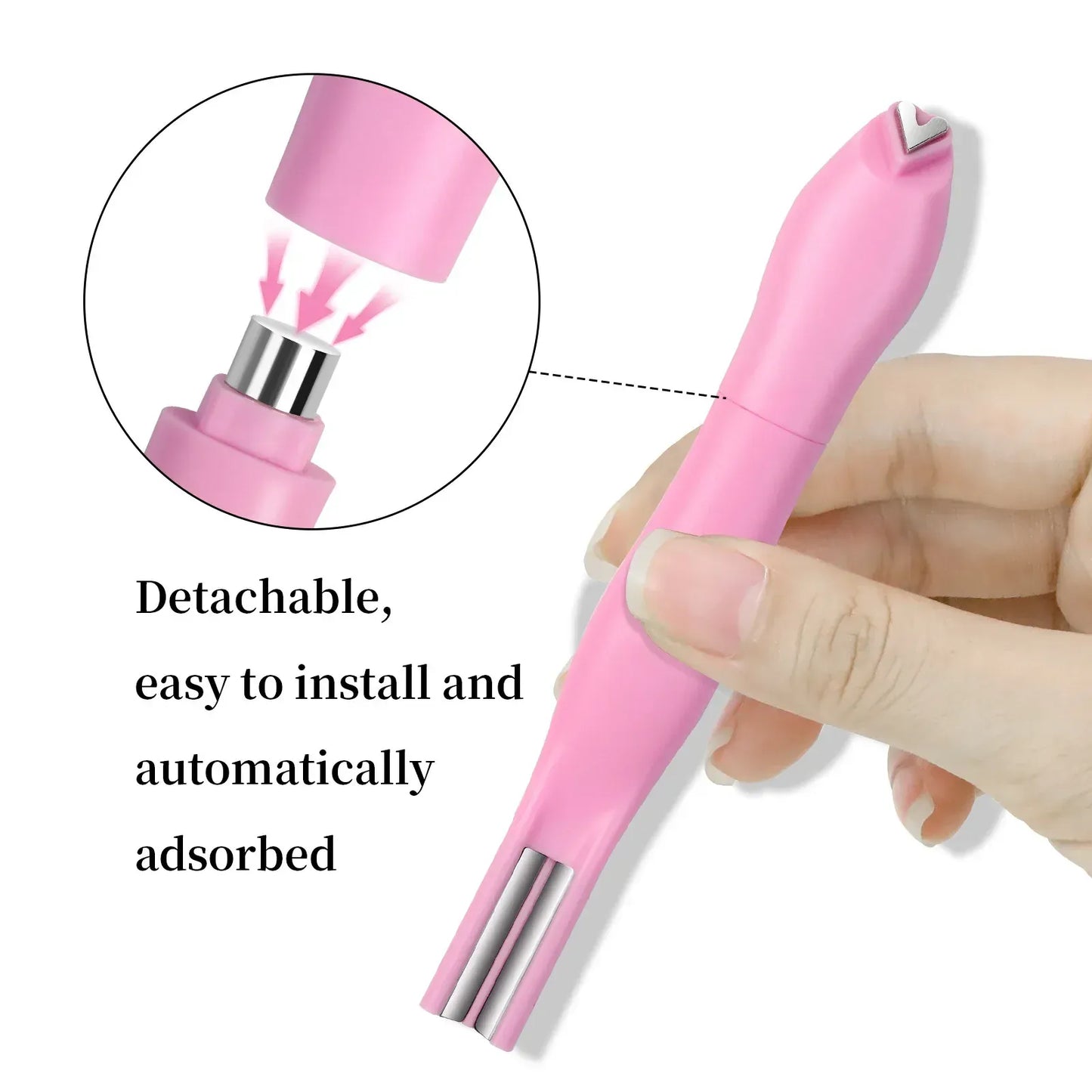 3 In 1 Cat Eye Nail Art Magnet Magnetic Nail Pen for Cat Eye Gel Nail Polish Suitable for Home DIY and Nail Salons 3 In 1 Cat Eye Nail Art Magnet Magnetic Nail Pen for Cat Eye Gel Nail Polish Suitable for Home DIY and Nail Salons