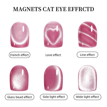 3 In 1 Cat Eye Nail Art Magnet Magnetic Nail Pen for Cat Eye Gel Nail Polish Suitable for Home DIY and Nail Salons 3 In 1 Cat Eye Nail Art Magnet Magnetic Nail Pen for Cat Eye Gel Nail Polish Suitable for Home DIY and Nail Salons