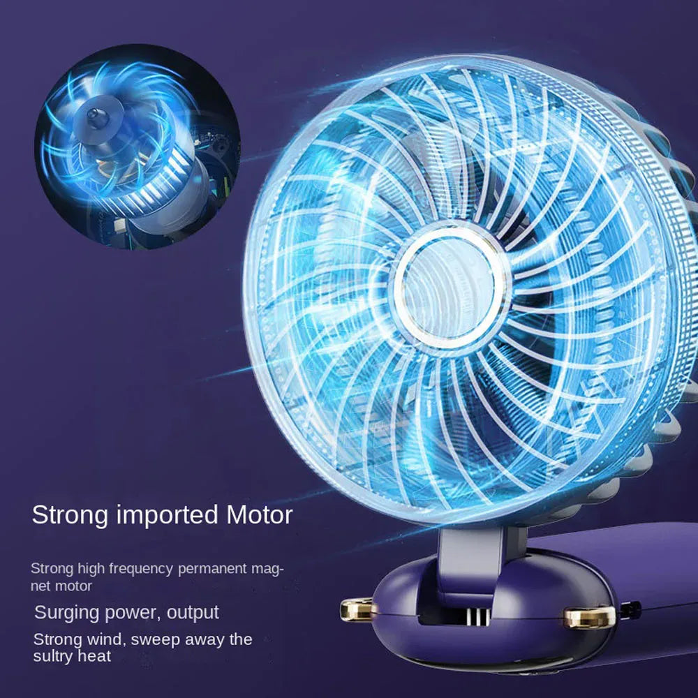 3000mAh Ultra-Quiet USB Mini Handheld Fan Portable Desk Fans 5 Speed USB Rechargeable Fan with Phone Stand and Display Screen 3000mAh Ultra-Quiet USB Mini Handheld Fan Portable Desk Fans 5 Speed USB Rechargeable Fan with Phone Stand and Display Screen