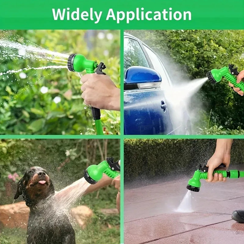 30m 100FT Flexible Garden Hose — Lawn, Irrigation & Car Wash | Wahooly 30m (100FT) Flexible Garden Hose — Lightweight Water Pipe for Lawn, Irrigation, Car Washing & Outdoor Use