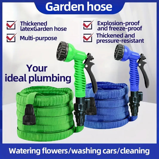 30m 100FT Flexible Garden Hose — Lawn, Irrigation & Car Wash | Wahooly 30m (100FT) Flexible Garden Hose — Lightweight Water Pipe for Lawn, Irrigation, Car Washing & Outdoor Use