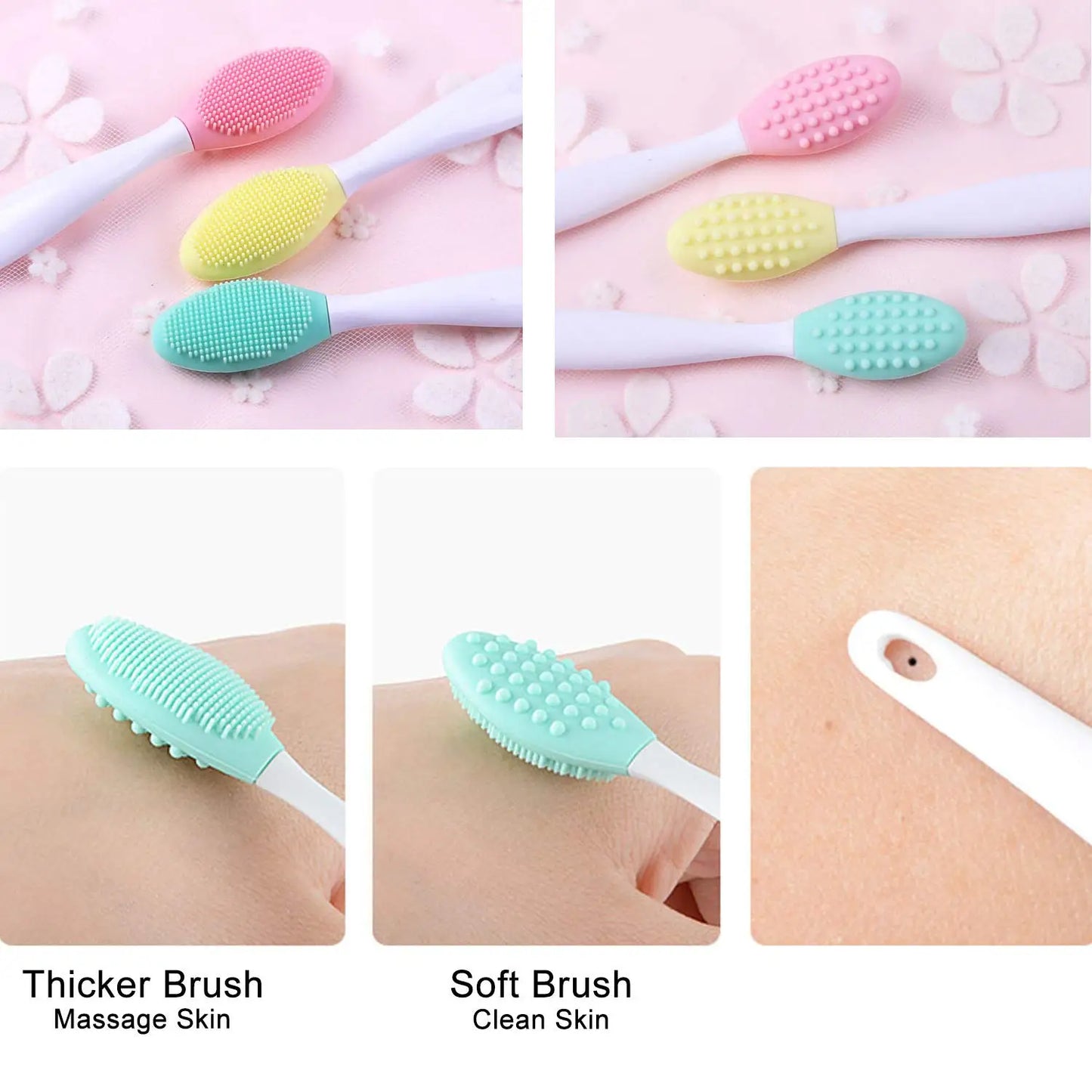 30pcs Silicone Lip Scrub Brush 30pcs Silicone Lip Scrub Brush