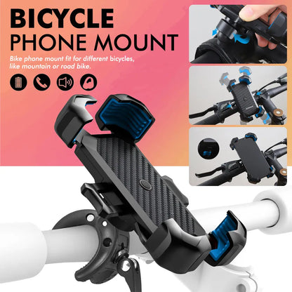 360° Bike Phone Mount Universal Shockproof Holder | Wahooly 360° Bike Phone Mount — Universal Shockproof Bicycle Holder for 4.7–7" Phones & GPS