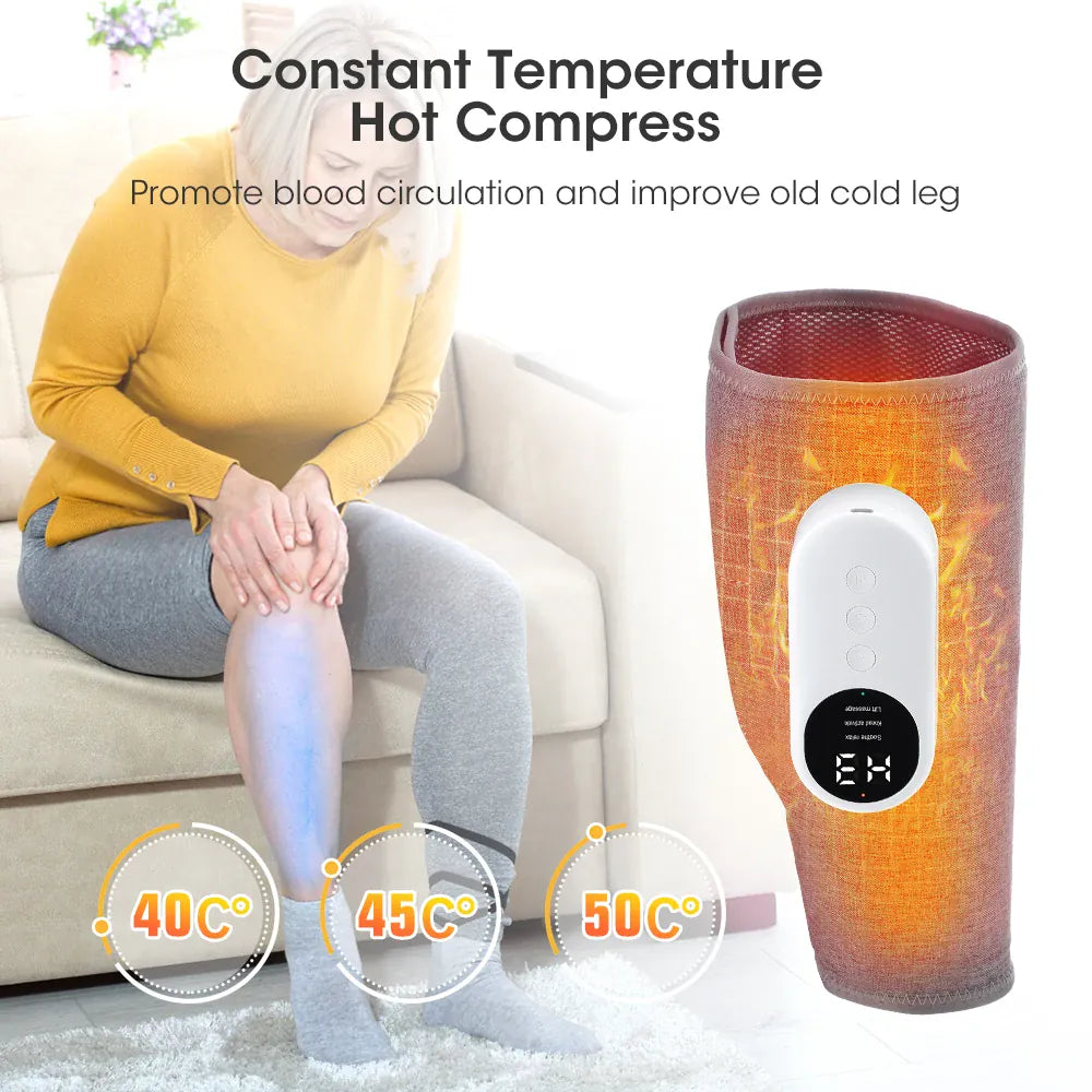 360° Electric Calf Massager Rechargeable 3 Modes Air Compression Leg Massager Hot Compress Leg Massage Blood Circulation 360° Electric Calf Massager Rechargeable 3 Modes Air Compression Leg Massager Hot Compress Leg Massage Blood Circulation