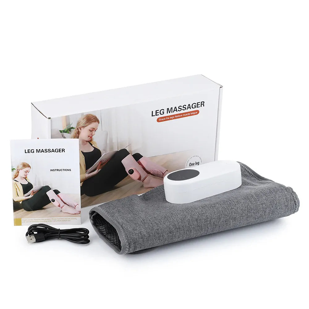 360° Electric Calf Massager Rechargeable 3 Modes Air Compression Leg Massager Hot Compress Leg Massage Blood Circulation 360° Electric Calf Massager Rechargeable 3 Modes Air Compression Leg Massager Hot Compress Leg Massage Blood Circulation
