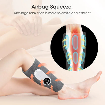 360° Electric Calf Massager Rechargeable 3 Modes Air Compression Leg Massager Hot Compress Leg Massage Blood Circulation 360° Electric Calf Massager Rechargeable 3 Modes Air Compression Leg Massager Hot Compress Leg Massage Blood Circulation