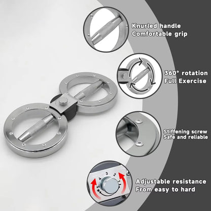 360° Rotating Arm Exerciser with 5 Resistance Levels 360° Rotating Arm Exerciser with 5 Resistance Levels