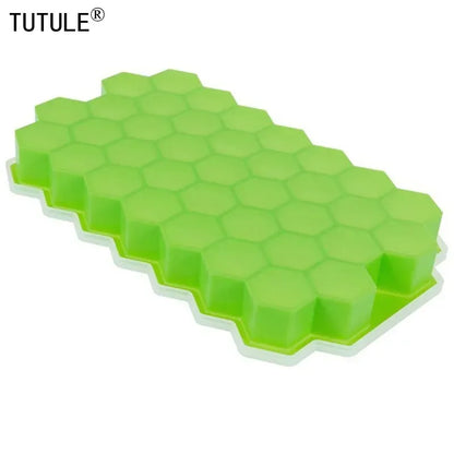 37 Compartment Honeycomb Ice Compartment Molds Jelly Ice Cube Tray with Lid Honeycomb Ice Cube Ice Box Moulds 37 Compartment Honeycomb Ice Compartment Molds Jelly Ice Cube Tray with Lid Honeycomb Ice Cube Ice Box Moulds
