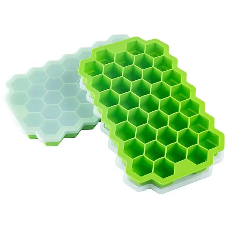 37 Compartment Honeycomb Ice Compartment Molds Jelly Ice Cube Tray with Lid Honeycomb Ice Cube Ice Box Moulds 37 Compartment Honeycomb Ice Compartment Molds Jelly Ice Cube Tray with Lid Honeycomb Ice Cube Ice Box Moulds