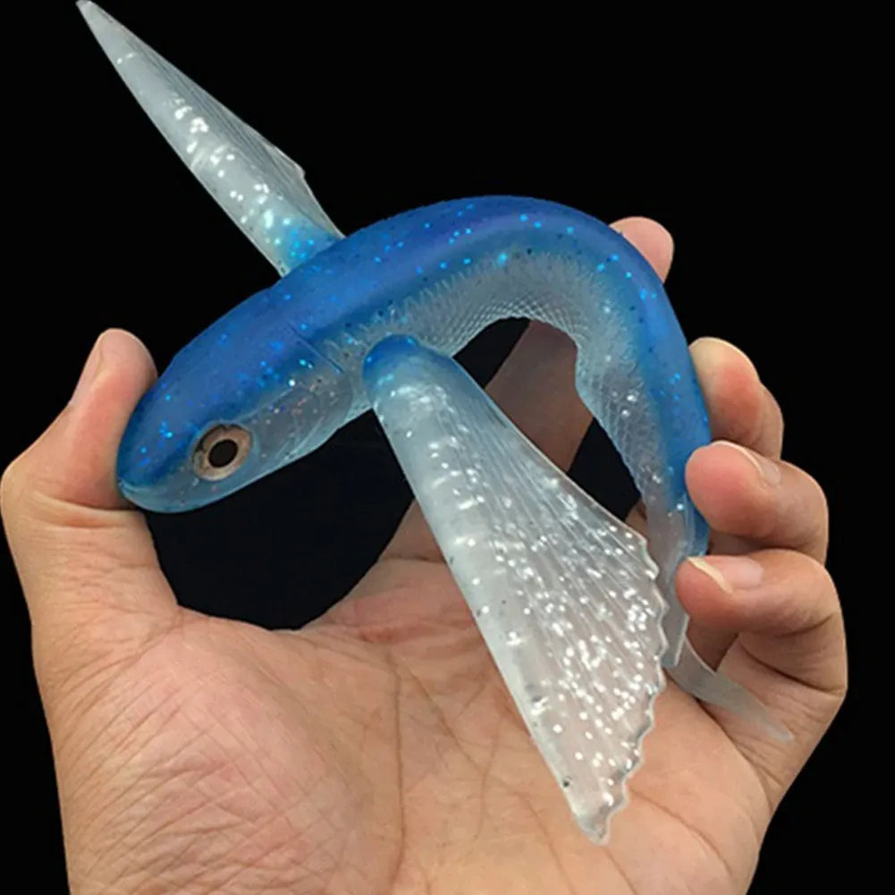 3D Flying Fish Soft Lure Trolling Bait Tuna Mackerel – Wahooly 3D Flying Fish Soft Lure – Trolling Bait for Tuna, Mackerel & Big Game