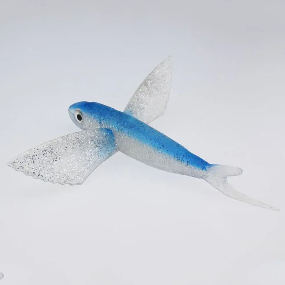 3D Flying Fish Soft Lure Trolling Bait Tuna Mackerel – Wahooly 3D Flying Fish Soft Lure – Trolling Bait for Tuna, Mackerel & Big Game