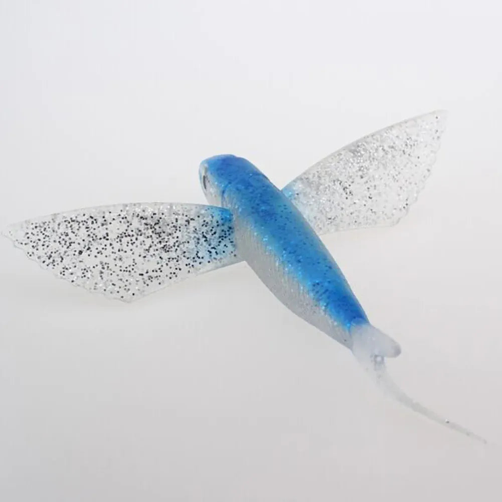 3D Flying Fish Soft Lure Trolling Bait Tuna Mackerel – Wahooly 3D Flying Fish Soft Lure – Trolling Bait for Tuna, Mackerel & Big Game