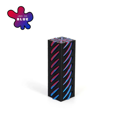 3D Printed Impossible Pyramid Fidget Toy | Helix Sculpture 3D Printed Impossible Pyramid Pass-through Sculpture Square Pillar Helix Screw Fidget Toy Spiral Cone Decompression Ornament