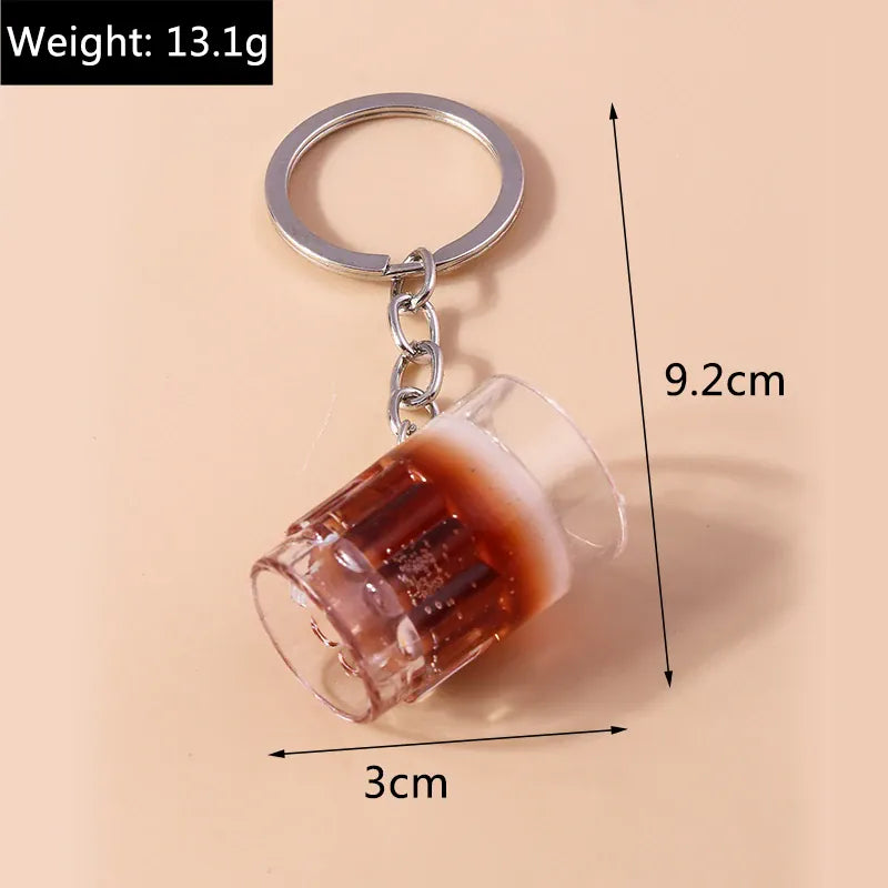 3D Resin Sports Ball Keychain — Football & Basketball Key Ring Gift 3D Resin Sports Ball Keychain — Football & Basketball Key Ring Charm for Men, Women & Bags