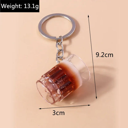 3D Resin Sports Ball Keychain — Football & Basketball Key Ring Gift 3D Resin Sports Ball Keychain — Football & Basketball Key Ring Charm for Men, Women & Bags
