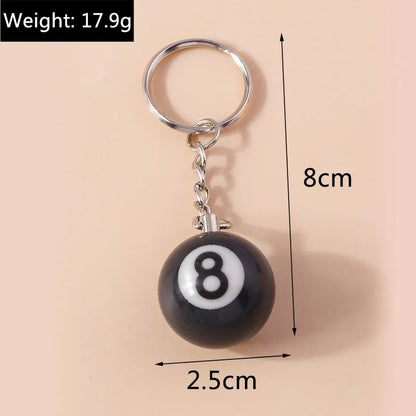 3D Resin Sports Ball Keychain — Football & Basketball Key Ring Gift 3D Resin Sports Ball Keychain — Football & Basketball Key Ring Charm for Men, Women & Bags