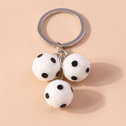 3D Resin Sports Ball Keychain — Football & Basketball Key Ring Gift 3D Resin Sports Ball Keychain — Football & Basketball Key Ring Charm for Men, Women & Bags