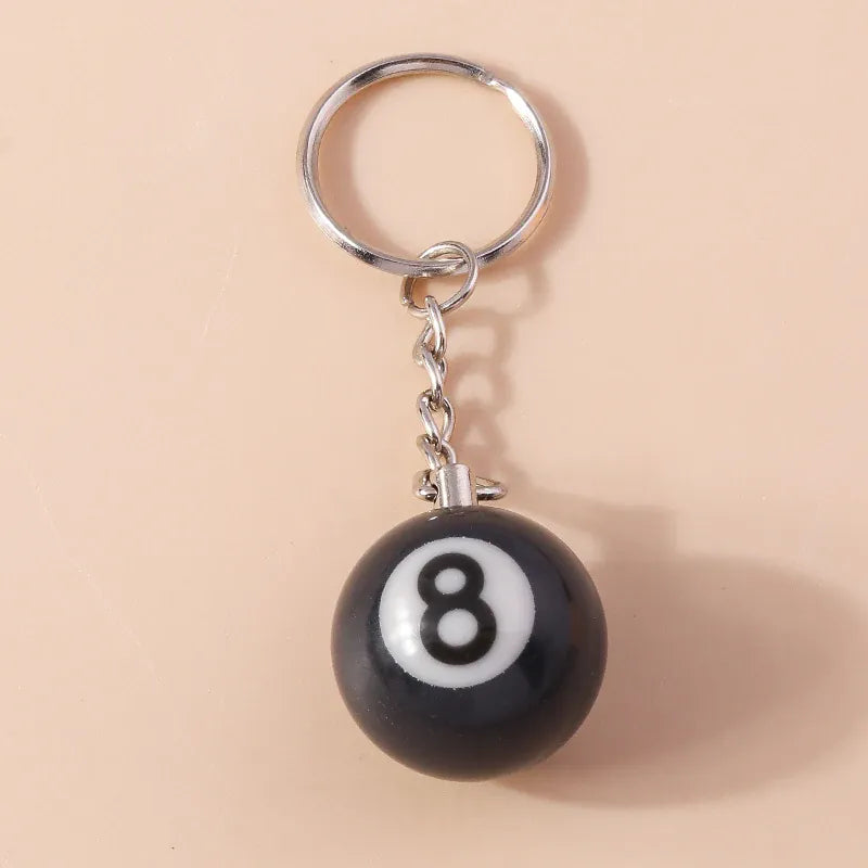 3D Resin Sports Ball Keychain — Football & Basketball Key Ring Gift 3D Resin Sports Ball Keychain — Football & Basketball Key Ring Charm for Men, Women & Bags