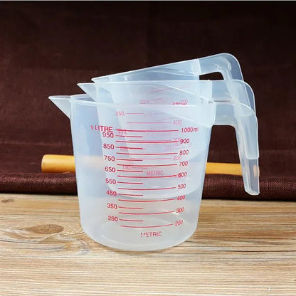 3pcs 250/500/1000ml Baking Liquid Measuring Cups PVC Scale Cup Plastic Measuring Volume Beaker Kitchen Baking Tools 3pcs 250/500/1000ml Baking Liquid Measuring Cups PVC Scale Cup Plastic Measuring Volume Beaker Kitchen Baking Tools