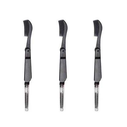 3PCS Stainless Steel Dual-Ended Eyelash Comb & Eyebrow Brush 3PCS Stainless Steel Dual-Ended Eyelash Comb & Eyebrow Brush