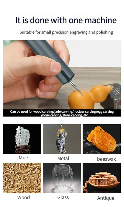 4.2V 5000-10000-18000r Electric Mini Grinder Engraving Pen Wireless Grinder Cordless Micro Rotary Tools Drill for Jewelry Metal 4.2V 5000-10000-18000r Electric Mini Grinder Engraving Pen Wireless Grinder Cordless Micro Rotary Tools Drill for Jewelry Metal