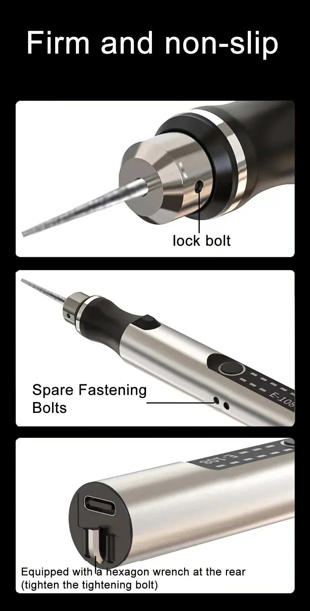 4.2V 5000-10000-18000r Electric Mini Grinder Engraving Pen Wireless Grinder Cordless Micro Rotary Tools Drill for Jewelry Metal 4.2V 5000-10000-18000r Electric Mini Grinder Engraving Pen Wireless Grinder Cordless Micro Rotary Tools Drill for Jewelry Metal