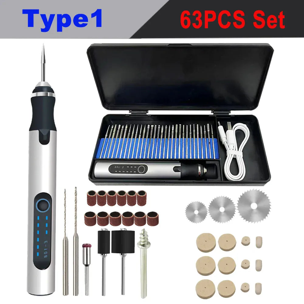 4.2V 5000-10000-18000r Electric Mini Grinder Engraving Pen Wireless Grinder Cordless Micro Rotary Tools Drill for Jewelry Metal 4.2V 5000-10000-18000r Electric Mini Grinder Engraving Pen Wireless Grinder Cordless Micro Rotary Tools Drill for Jewelry Metal