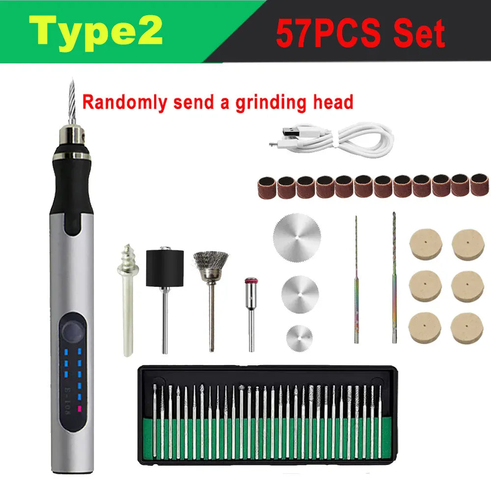 4.2V 5000-10000-18000r Electric Mini Grinder Engraving Pen Wireless Grinder Cordless Micro Rotary Tools Drill for Jewelry Metal 4.2V 5000-10000-18000r Electric Mini Grinder Engraving Pen Wireless Grinder Cordless Micro Rotary Tools Drill for Jewelry Metal