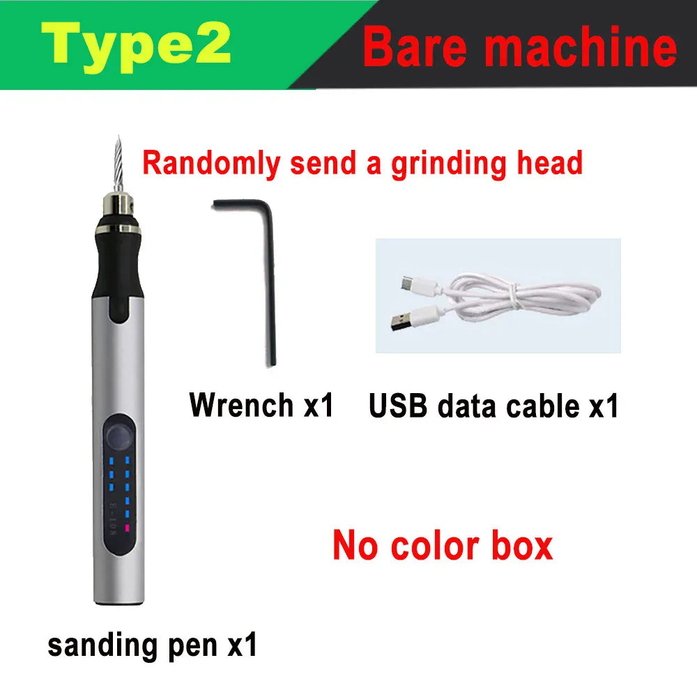 4.2V 5000-10000-18000r Electric Mini Grinder Engraving Pen Wireless Grinder Cordless Micro Rotary Tools Drill for Jewelry Metal 4.2V 5000-10000-18000r Electric Mini Grinder Engraving Pen Wireless Grinder Cordless Micro Rotary Tools Drill for Jewelry Metal