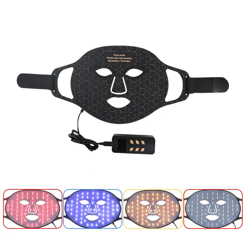 4 Colors Silicone LED Face Mask LED 4 Colors Silicone LED Face Mask LED