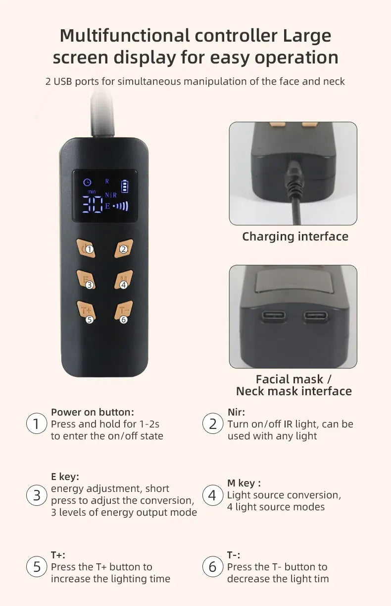 4 Colors Silicone LED Face Mask LED 4 Colors Silicone LED Face Mask LED