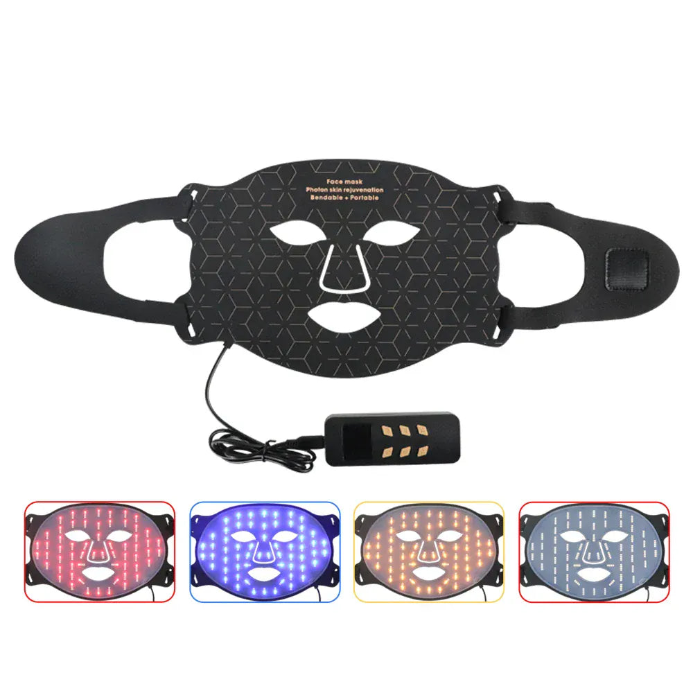 4 Colors Silicone LED Face Mask LED 4 Colors Silicone LED Face Mask LED