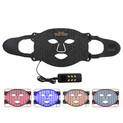 4 Colors Silicone LED Face Mask LED 4 Colors Silicone LED Face Mask LED