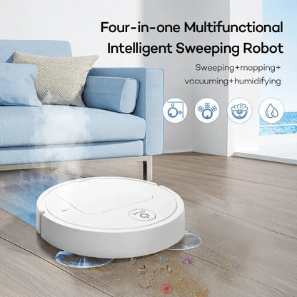 4-in-1 Automatic Intelligent Sweeping Robot Mopping Vacuuming Strong Cleaning Air Purification Spray Humidification Floor Mop 4-in-1 Automatic Intelligent Sweeping Robot Mopping Vacuuming Strong Cleaning Air Purification Spray Humidification Floor Mop