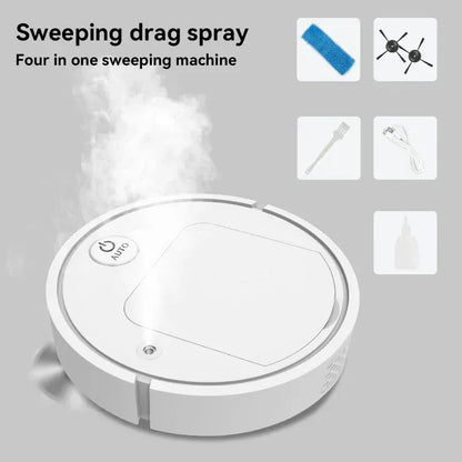 4-in-1 Automatic Intelligent Sweeping Robot Mopping Vacuuming Strong Cleaning Air Purification Spray Humidification Floor Mop 4-in-1 Automatic Intelligent Sweeping Robot Mopping Vacuuming Strong Cleaning Air Purification Spray Humidification Floor Mop