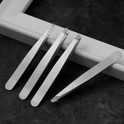 4 Piece Professional Tweezers Set 4 Piece Professional Tweezers Set