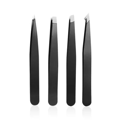 4 Piece Professional Tweezers Set 4 Piece Professional Tweezers Set