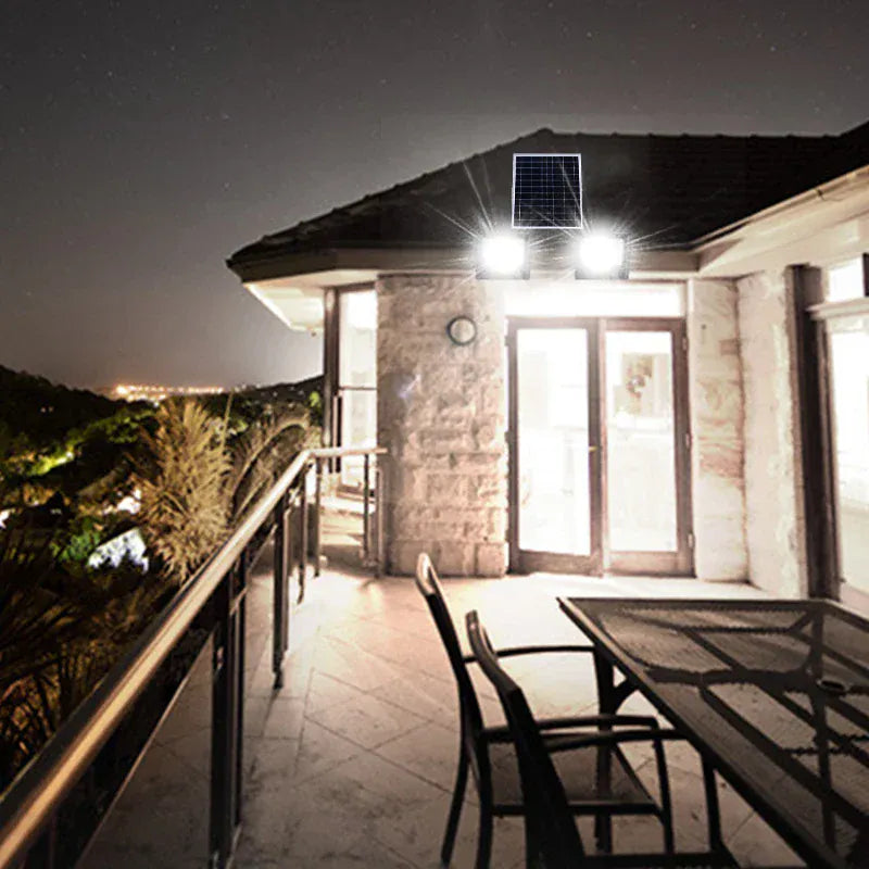 400W Led Solar Light High bright 2 Head Flood Light Waterproof Outdoor Garden wall light with Aluminum solar panel For garden 400W Led Solar Light High bright 2 Head Flood Light Waterproof Outdoor Garden wall light with Aluminum solar panel For garden