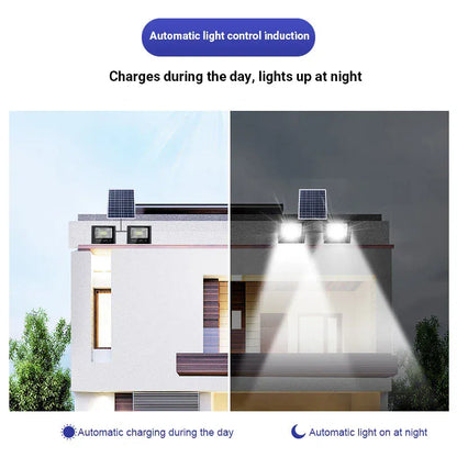 400W Led Solar Light High bright 2 Head Flood Light Waterproof Outdoor Garden wall light with Aluminum solar panel For garden 400W Led Solar Light High bright 2 Head Flood Light Waterproof Outdoor Garden wall light with Aluminum solar panel For garden