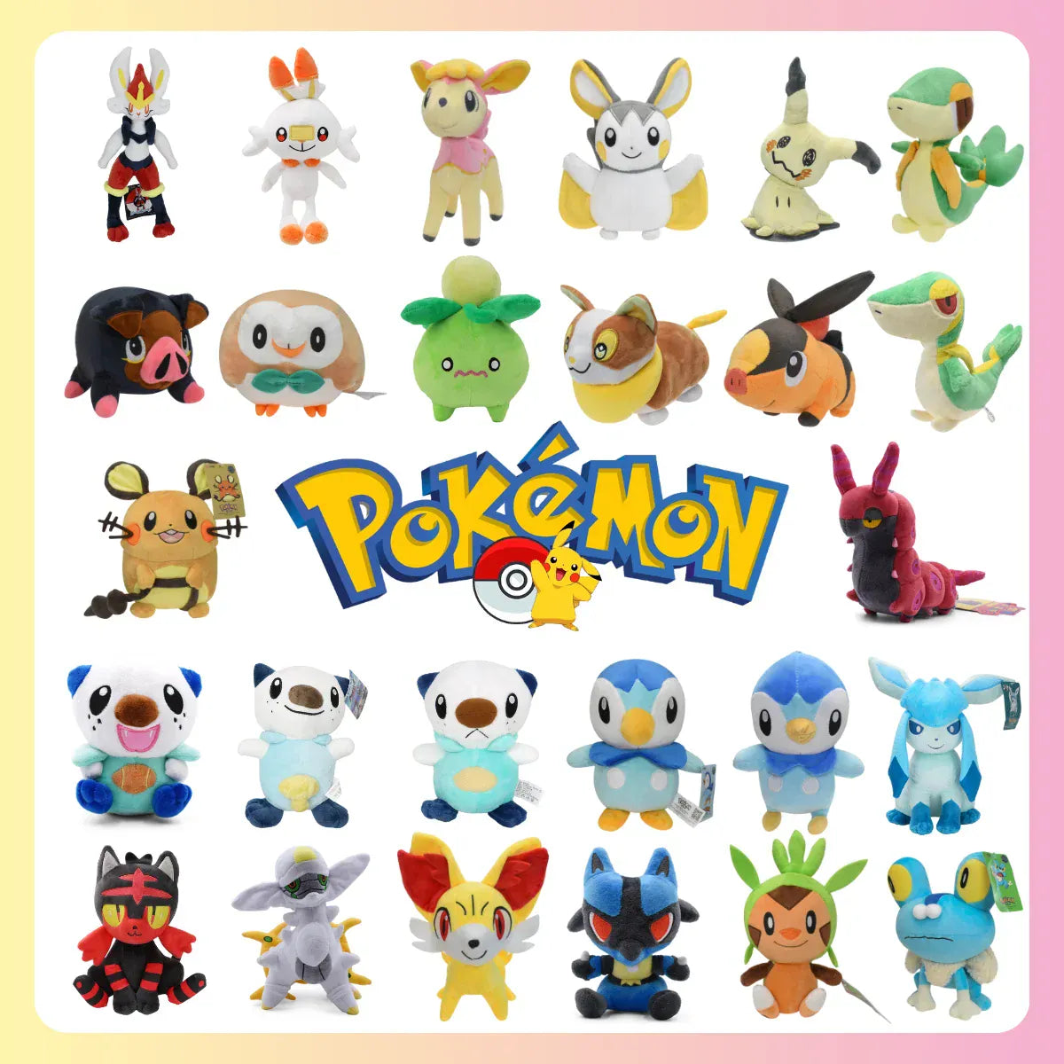 41 Styles Pokemon Plush Doll Anime Characters Mudkip Marill Arceus Lucario Scolipede Piplup Smoliv Plush Toys Gift Kawaii 41 Styles Pokemon Plush Doll Anime Characters Mudkip Marill Arceus Lucario Scolipede Piplup Smoliv Plush Toys Gift Kawaii